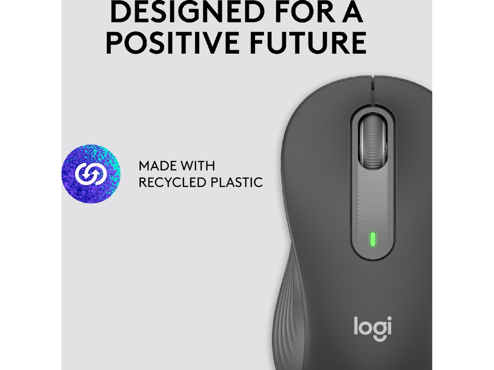 Logitech Signature M650 Large trådlös mus (grafitgrå) Mus