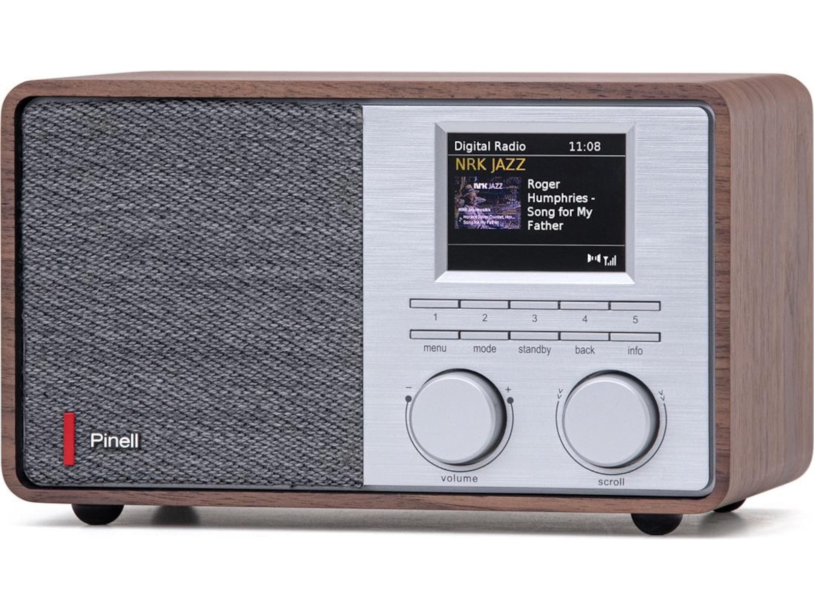 Pinell Supersound 201 (valnöt) Radio & musikspelare