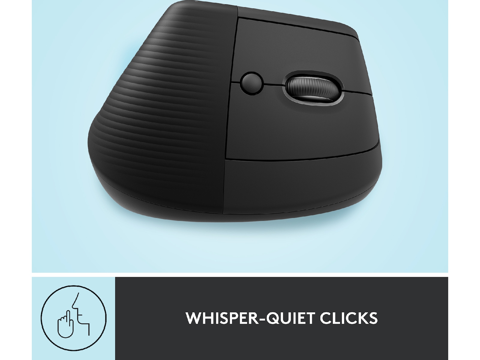 Logitech Lift Vertikal mus (graphite) Mus