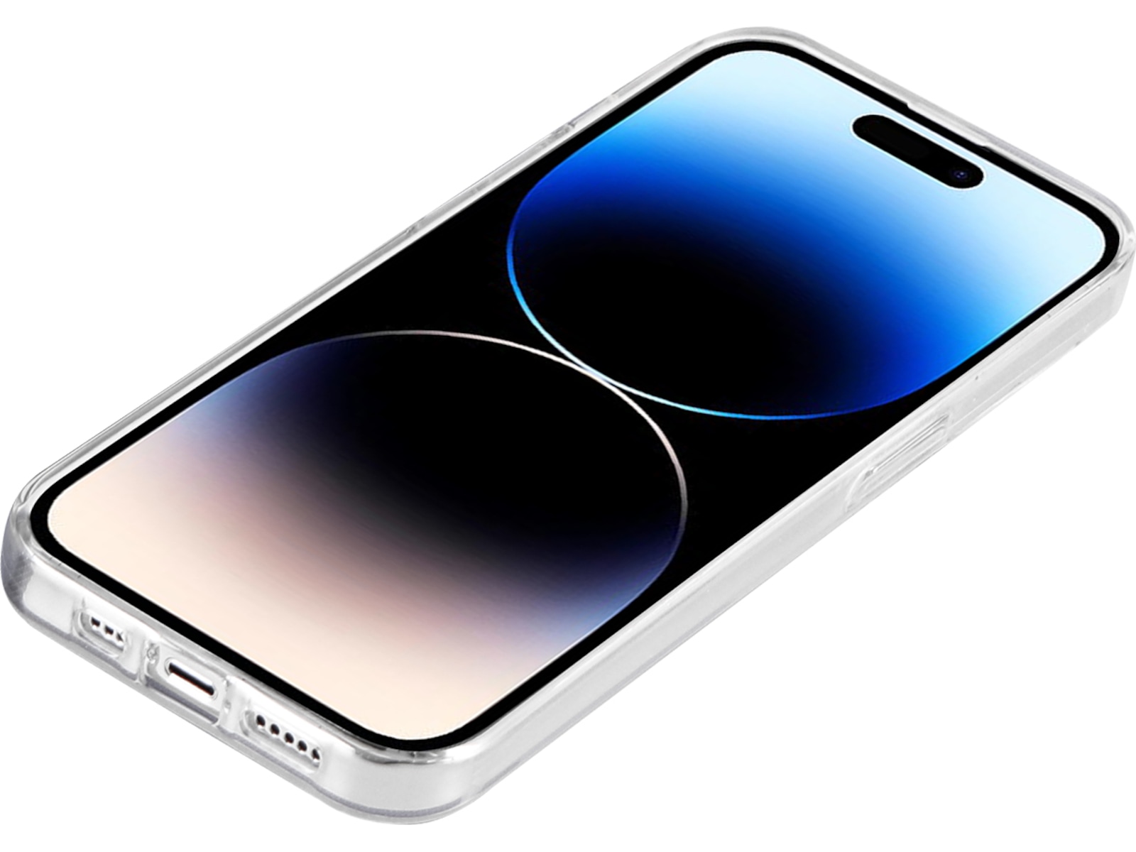 iiglo iPhone 15 Pro / 14 Pro Silikonskal (transparent) Mobilskal