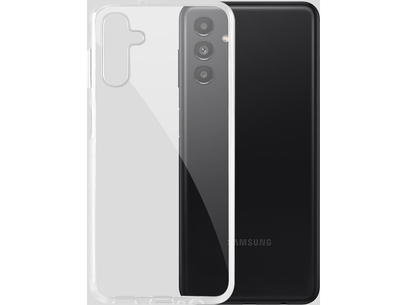iiglo Galaxy A13 5G / A04S Silikonskal (transparent) Mobilskal