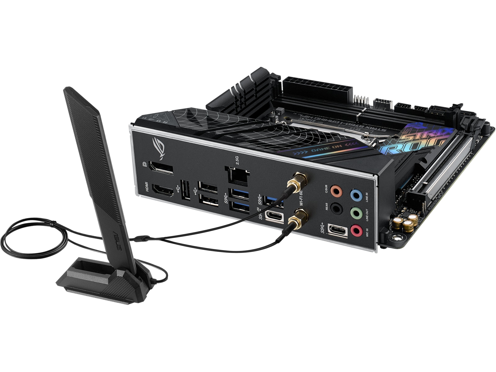 ASUS ROG STRIX B760-I GAMING WIFI Moderkort Intel Socket
