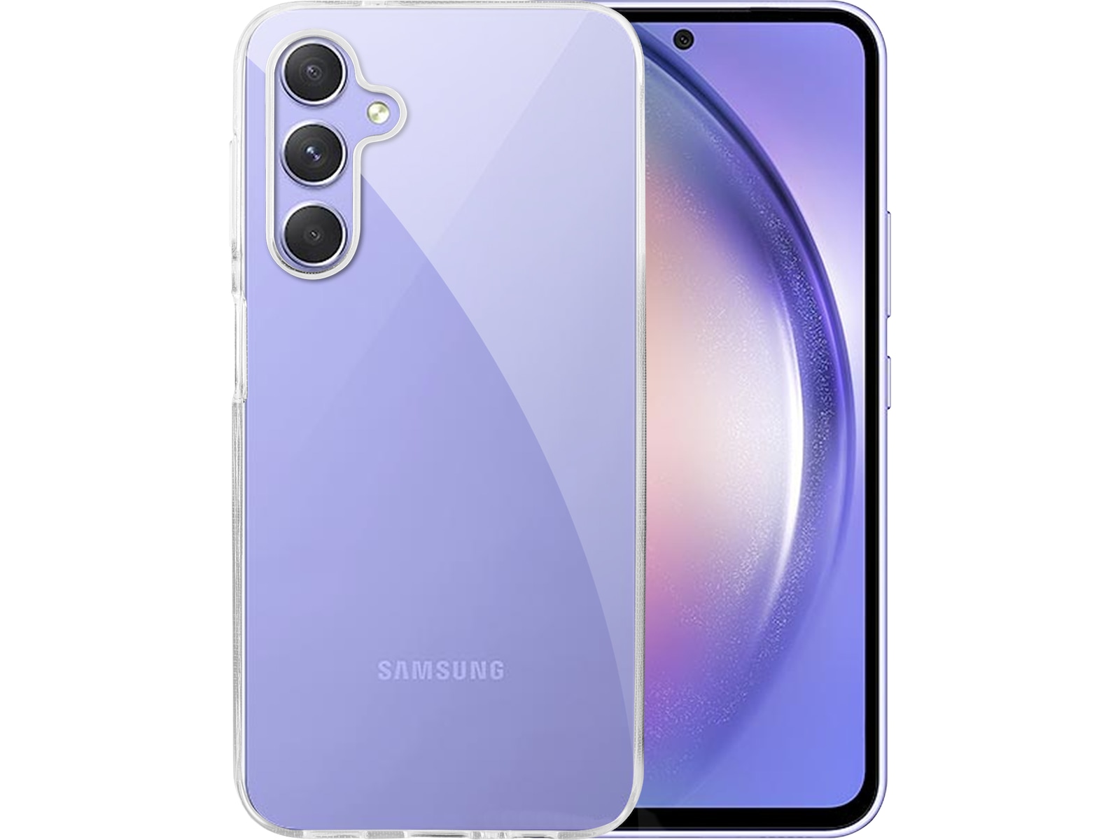 iiglo Galaxy A54 5G Silikonskal (transparent) Mobilskal