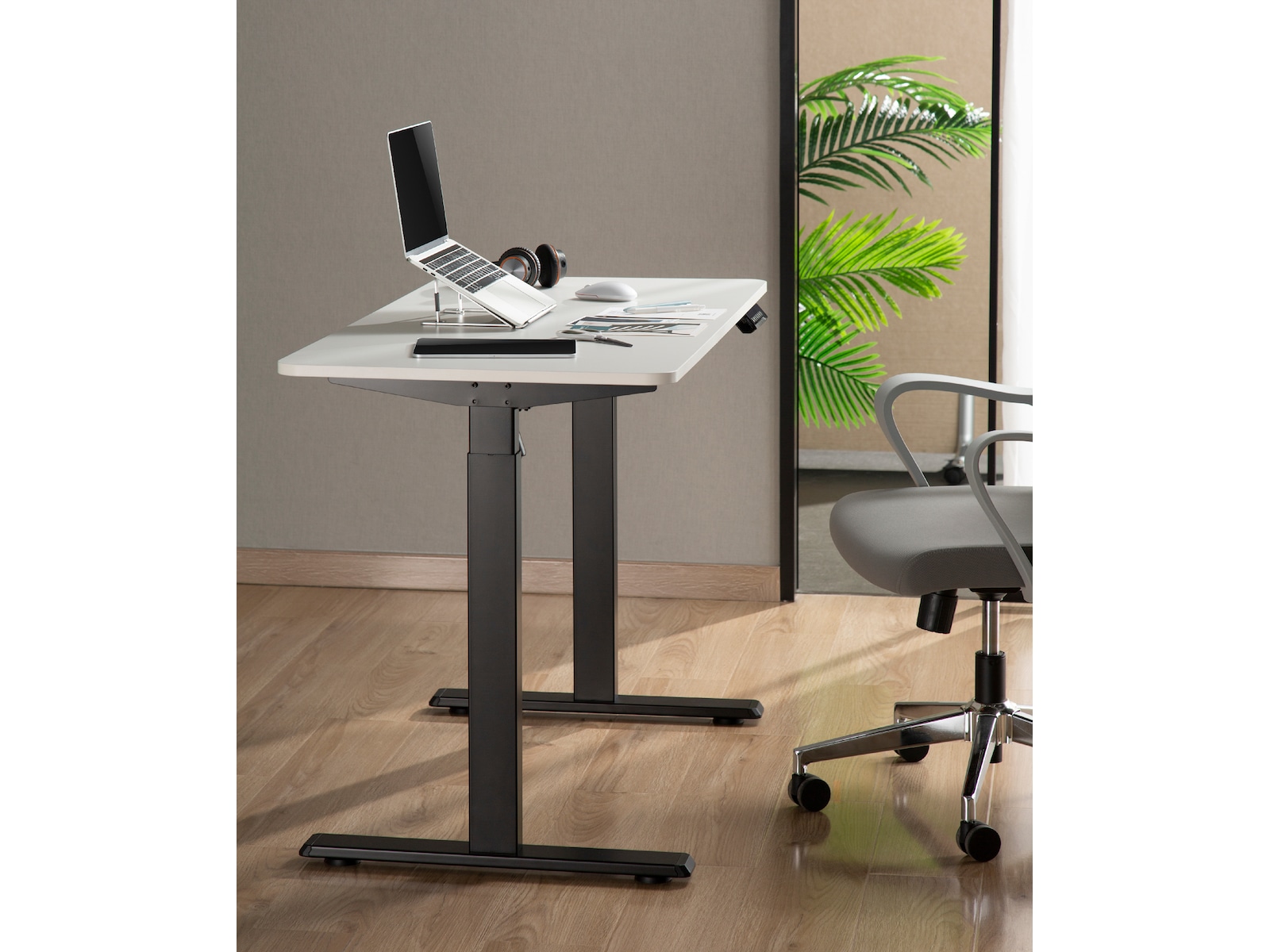 Ergonomiskt höj-/sänkbord 120cm (svart) Aktivitetsbord