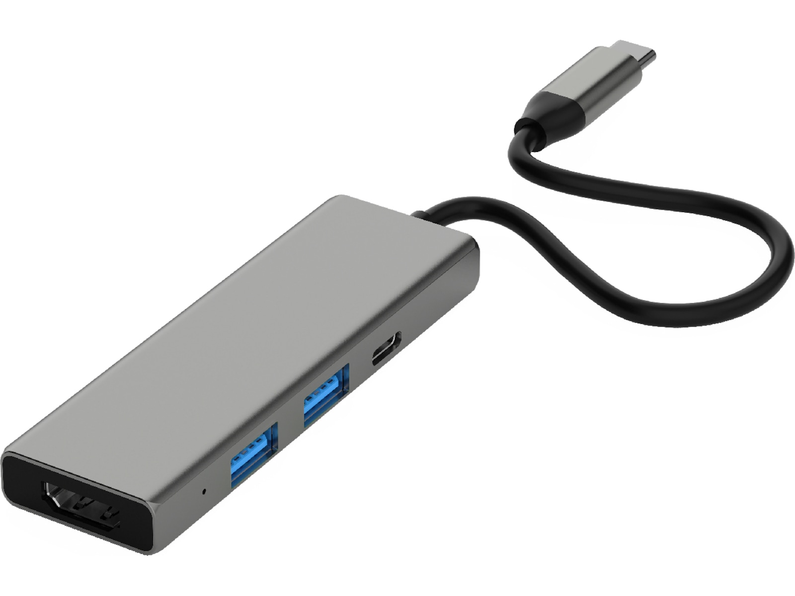 Andersson USB-C Hub (grå) Dockningsstation och USB-hub