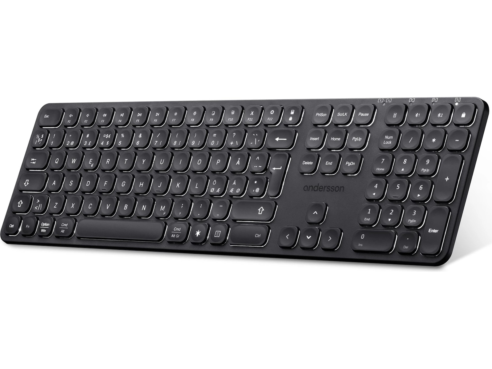 Andersson WSK-3000 trådlöst tangentbord (svart) Tangentbord