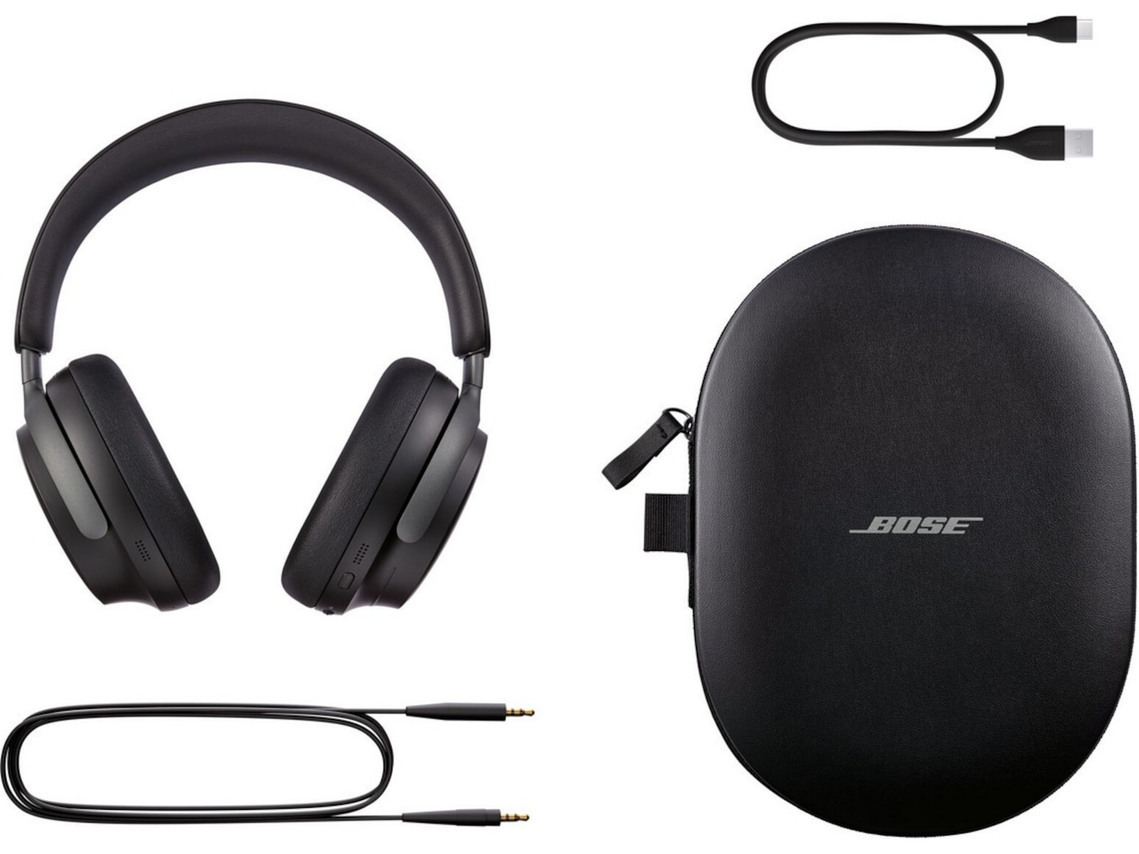 Bose QuietComfort Ultra trådlösa hörlurar, Over-Ear (svart) Hörlurar