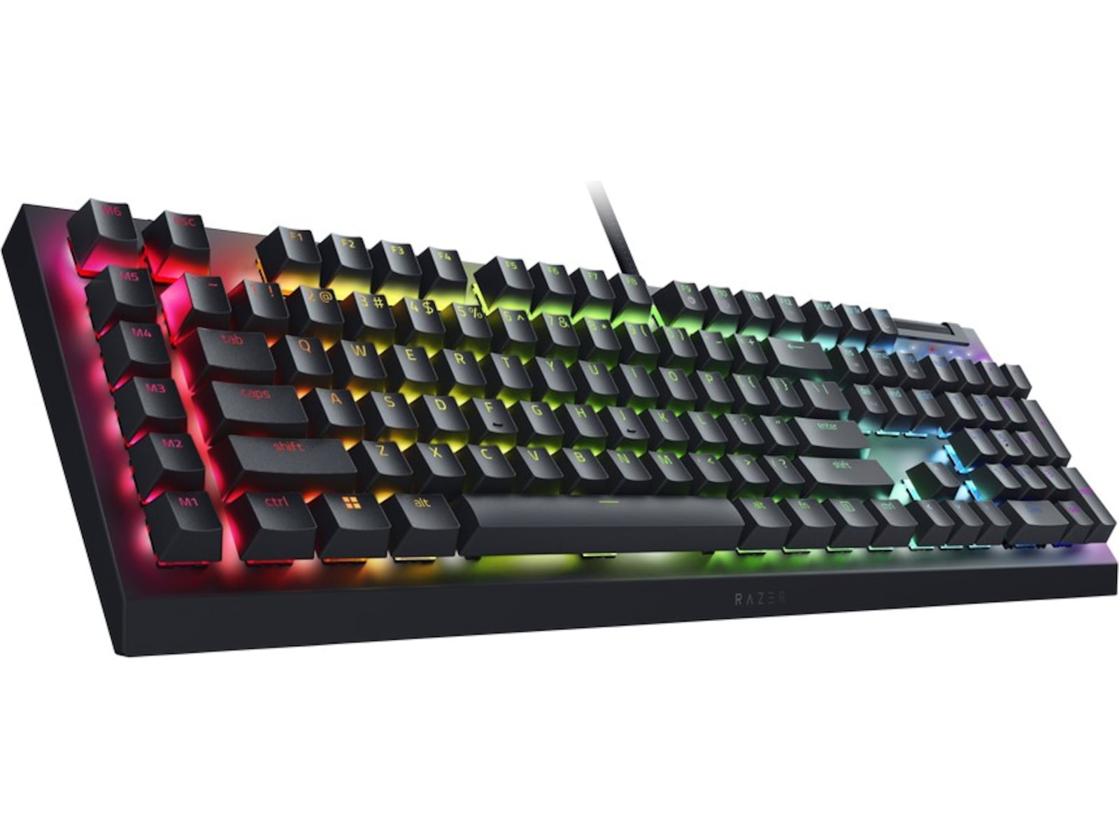Razer Blackwidow V4 X Green Switch gamingtangentbord (svart) Gamingtangentbord