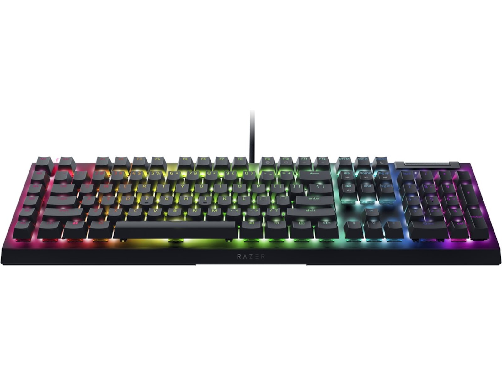 Razer Blackwidow V4 X Green Switch gamingtangentbord (svart) Gamingtangentbord
