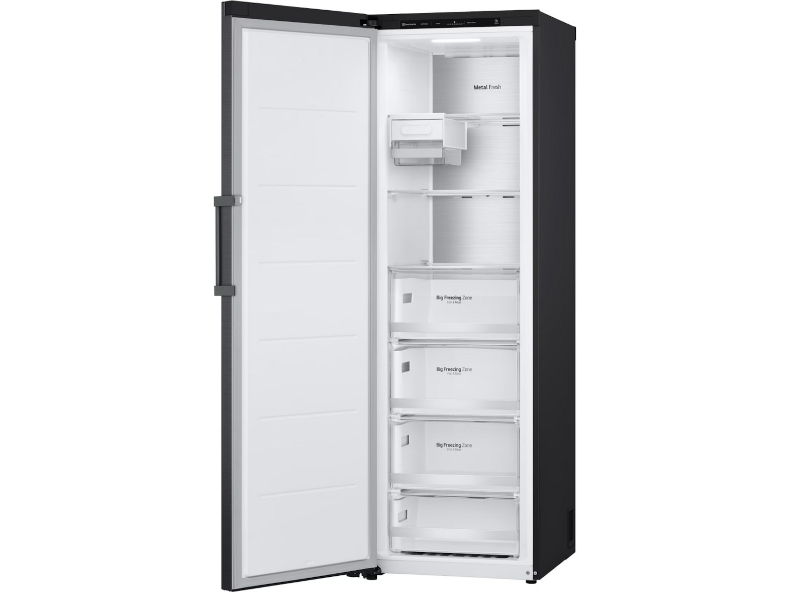 LG GLT71MCCSZ Kylskåp (matt svart) + Frysskåp Kylskåp