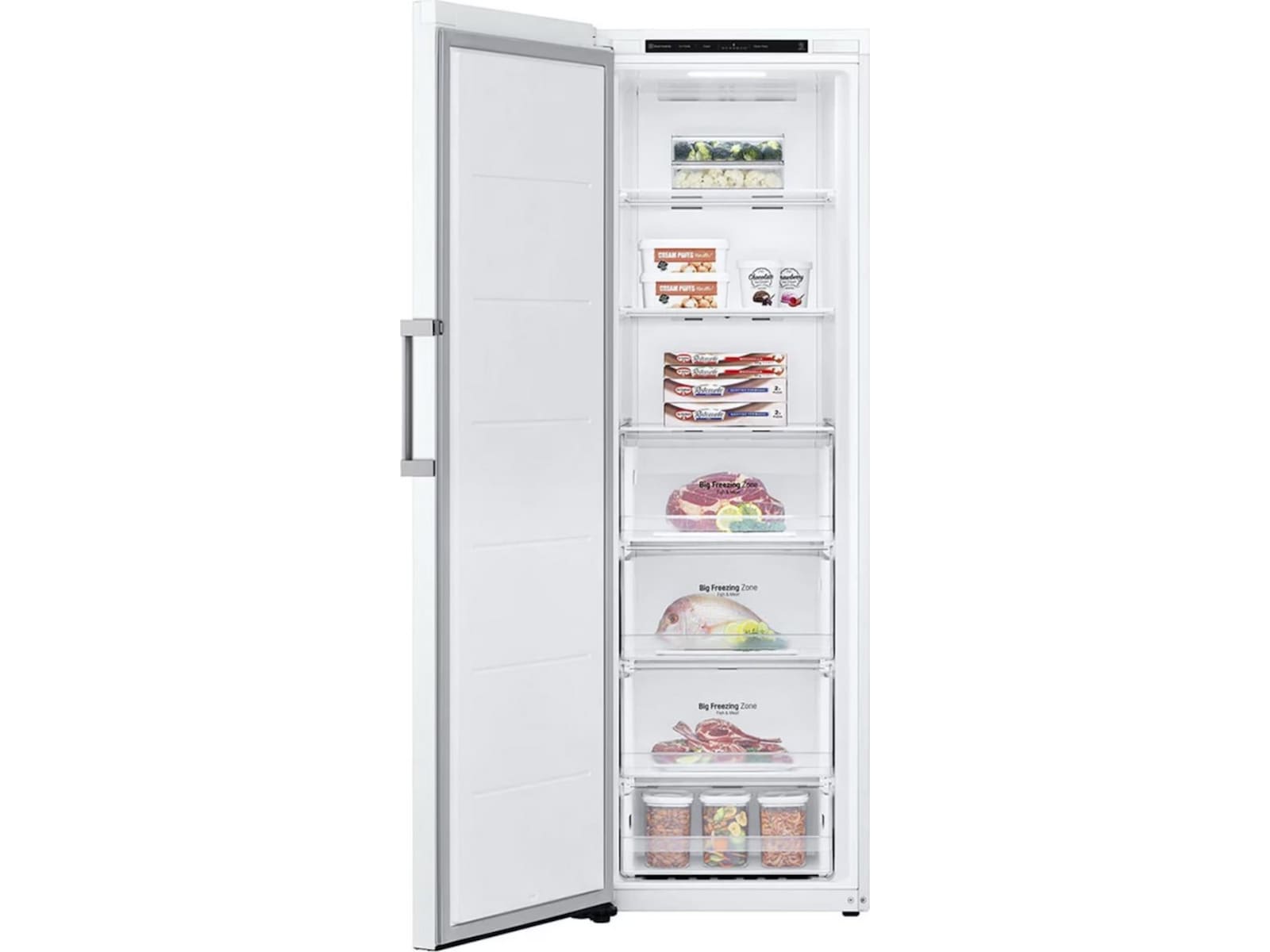 LG GLT51SWGSZ Kylskåp (vit) + Frysskåp Kylskåp