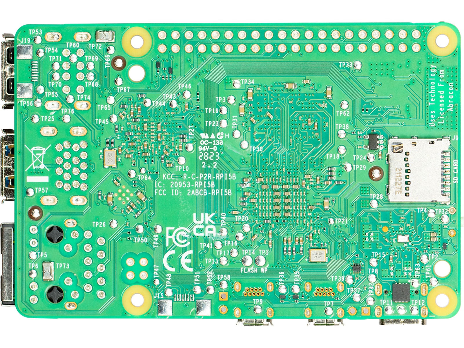 Raspberry Pi 5 Model B, 8GB RAM Integrerad CPU