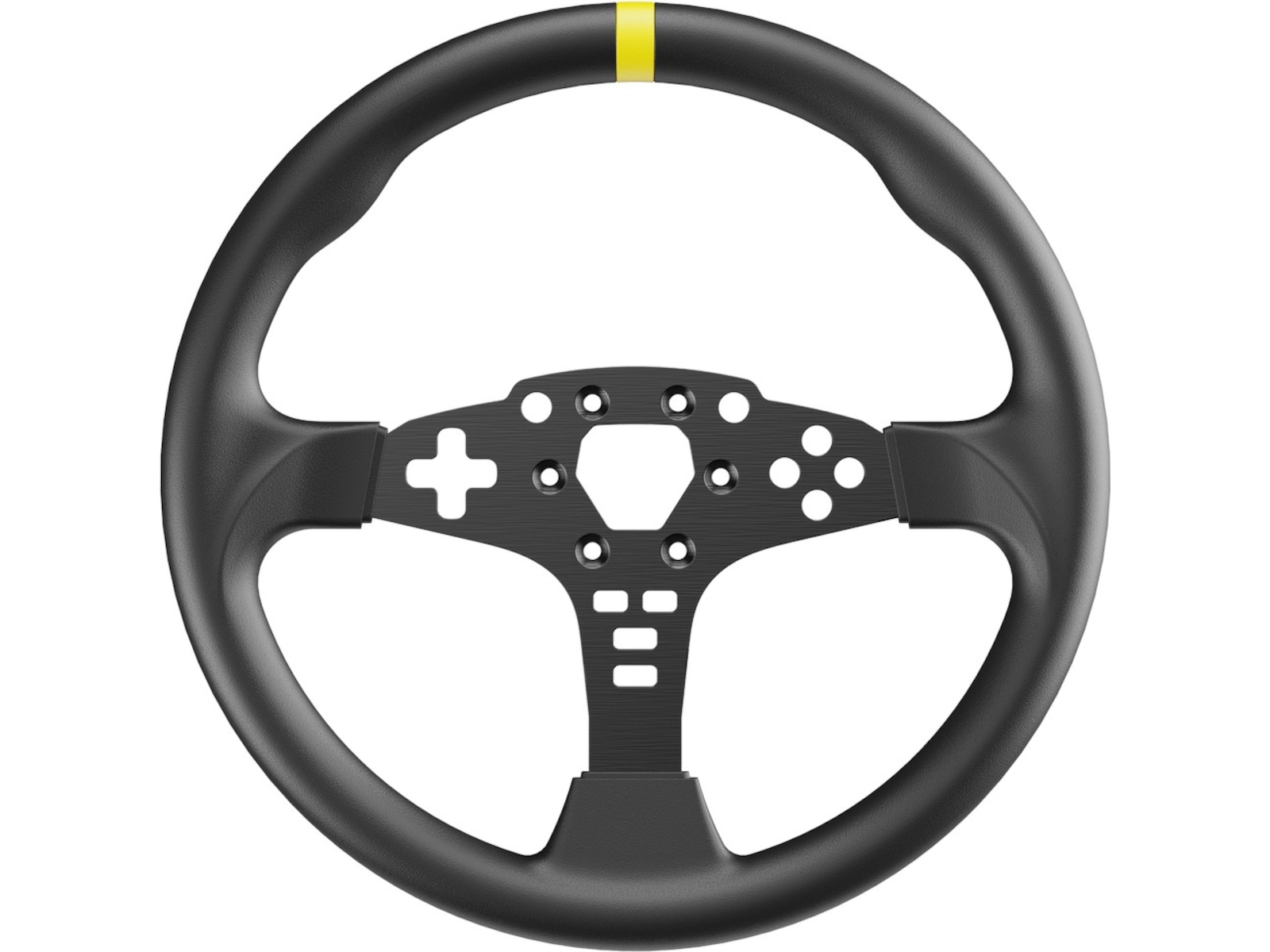 Moza Racing 12-inch Round Wheel Mod for ES Ratt och pedaler