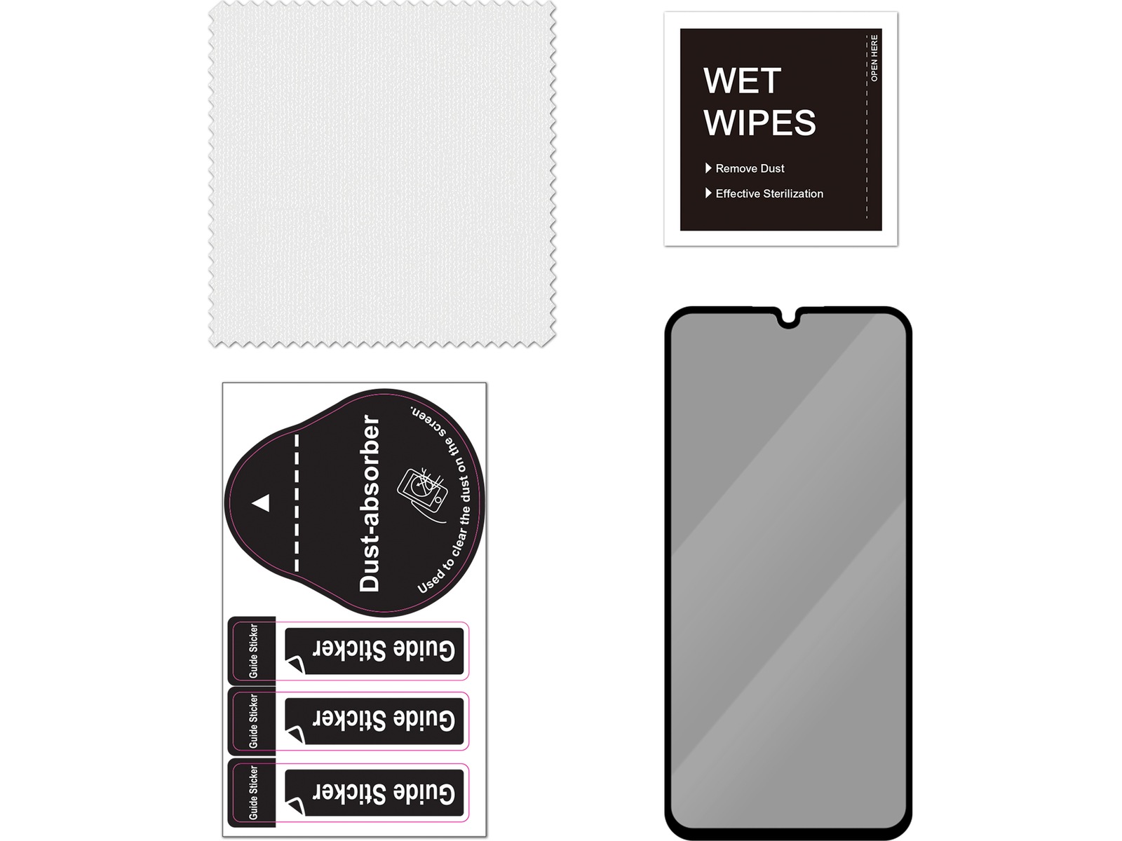 iiglo Samsung Galaxy A15 Privacy Skärmskydd Skärmskydd mobiltelefon