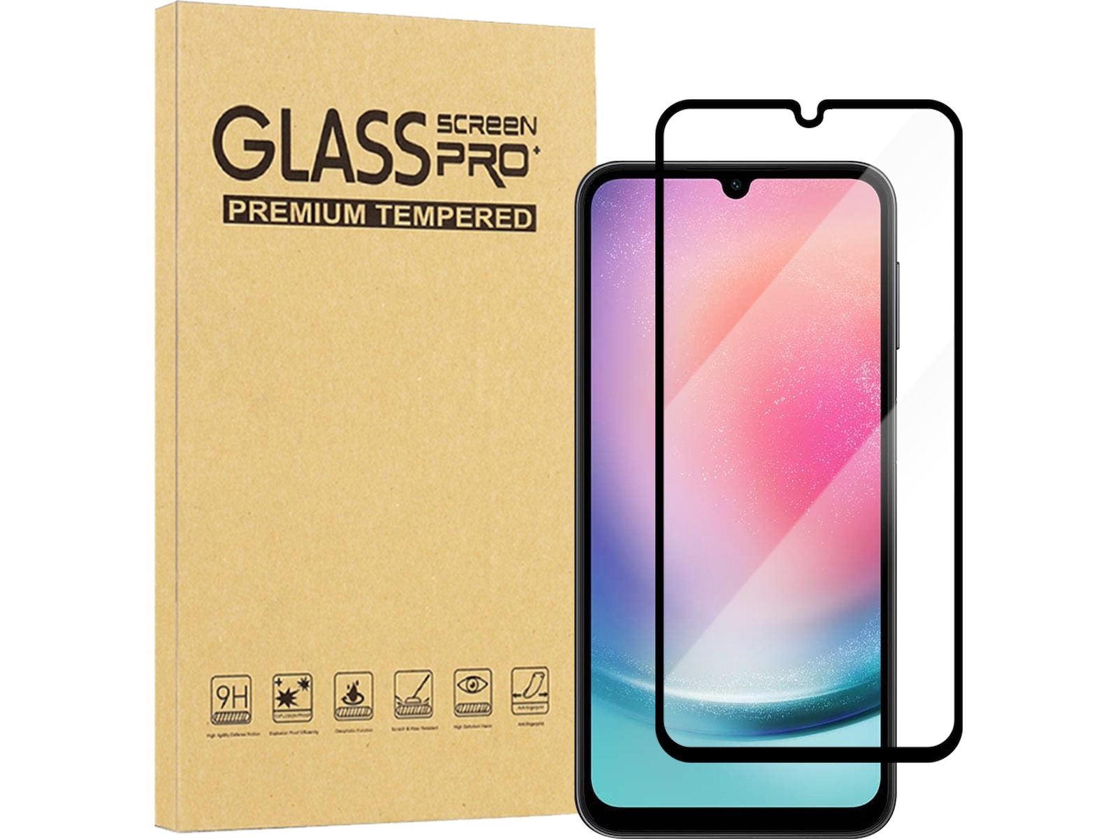iiglo Samsung Galaxy A25 Skärmskydd Skärmskydd mobiltelefon