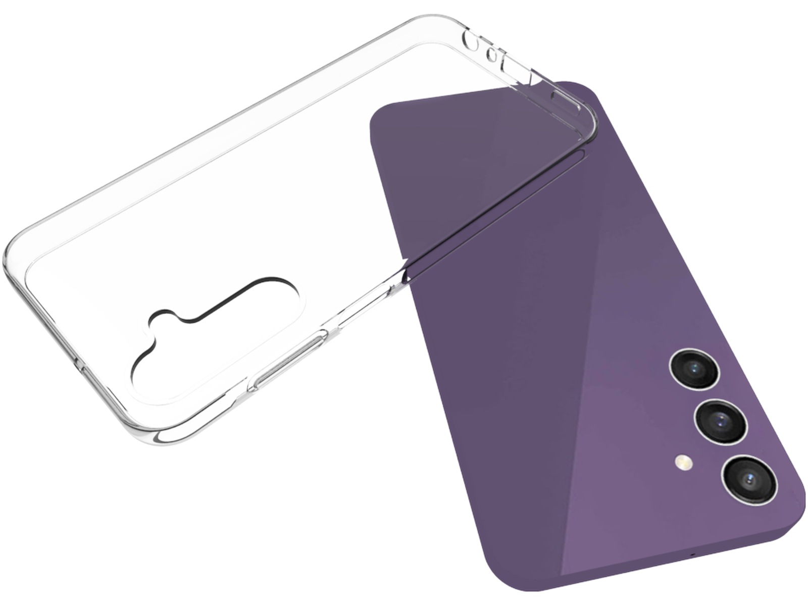 iiglo Samsung Galaxy A25 Silikonskal (transparent) Mobilskal