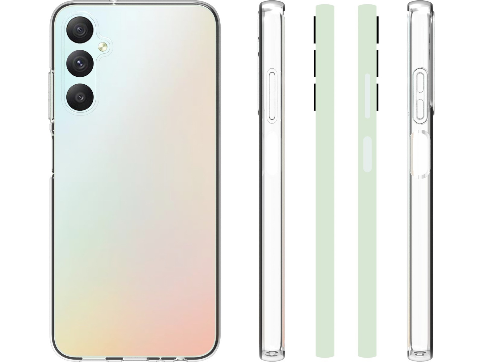 iiglo Galaxy A05S Silikonskydd (transparent) Mobilskal
