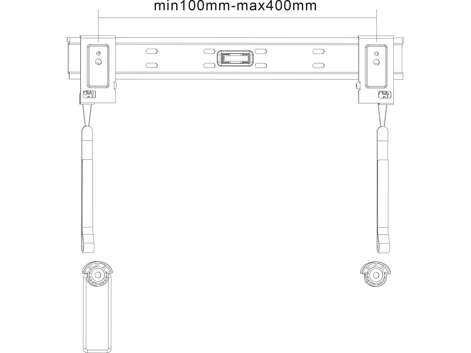 Andersson FDW 2.1 väggfäste TV slim 32-55" Väggfäste & TV-stativ