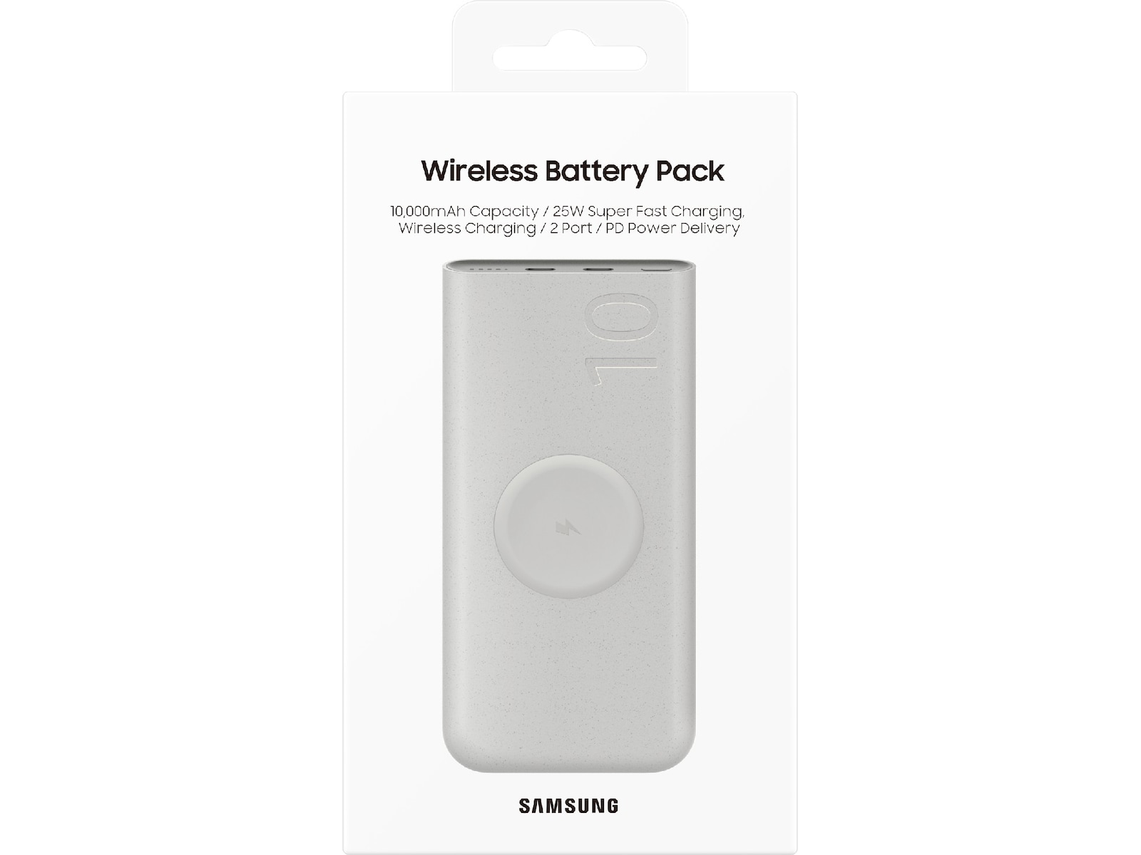 Samsung Battery Pack Trådlös nödladdare 10000mAh Powerbank