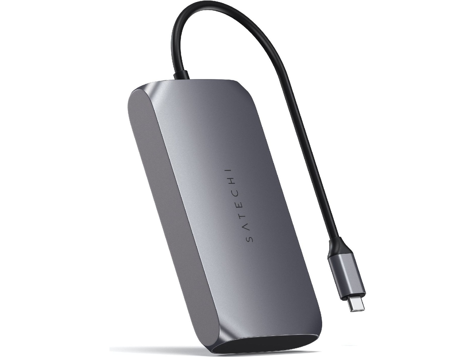 Satechi USB-C M1 Multimedia Adapter (grå) Dockningsstation och USB-hub