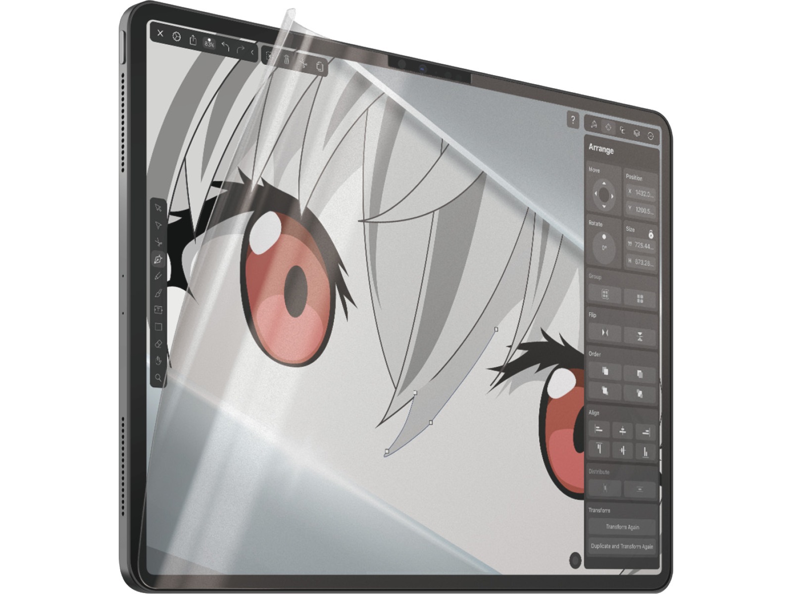 PanzerGlass iPad Pro 13" GraphicPaper Skärmskydd Skärmskydd surfplattor