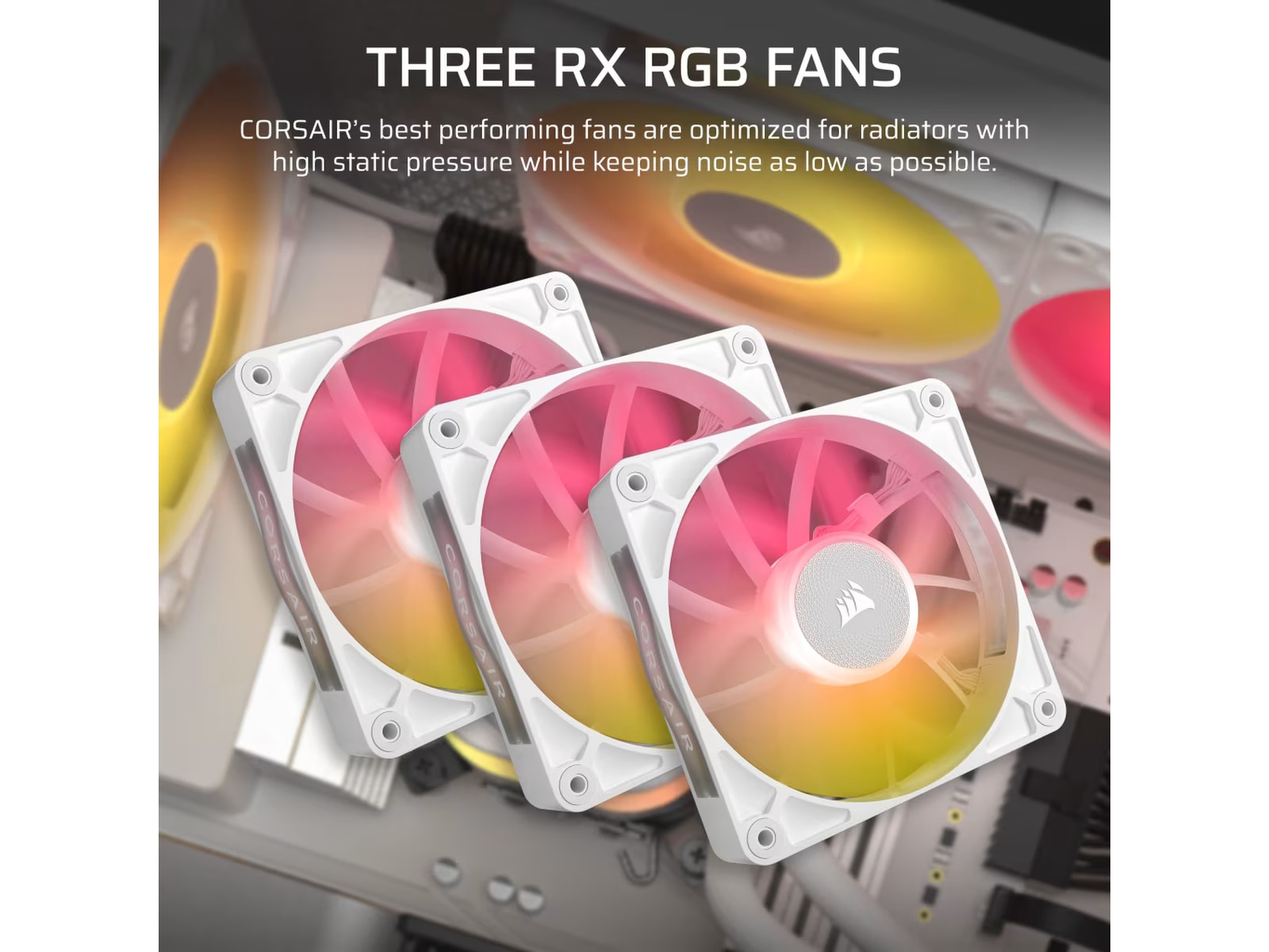 Corair iCUE LINK Titan 360 RX RGB AIO Kylare (vit) CPU - Vattenkylning