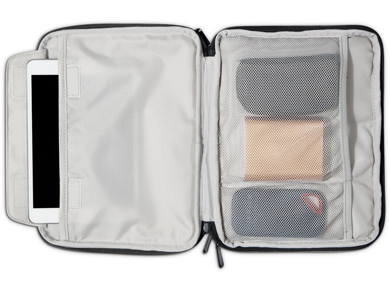 Andersson Stor förvaringsväska för surfplatta och tillbehör (grå) Kabeldöljare och tillbehör