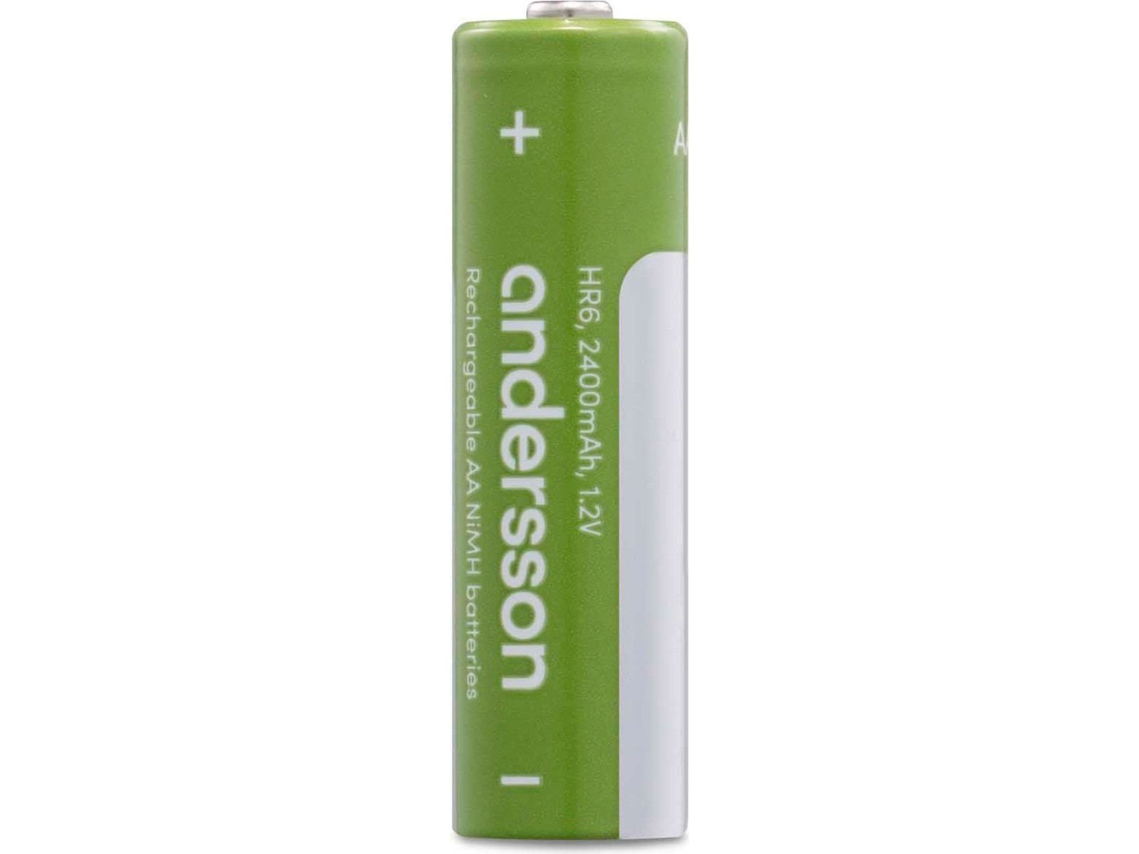 Andersson uppladdningsbart AA batteri, 4-pk Batterier för allmänt bruk