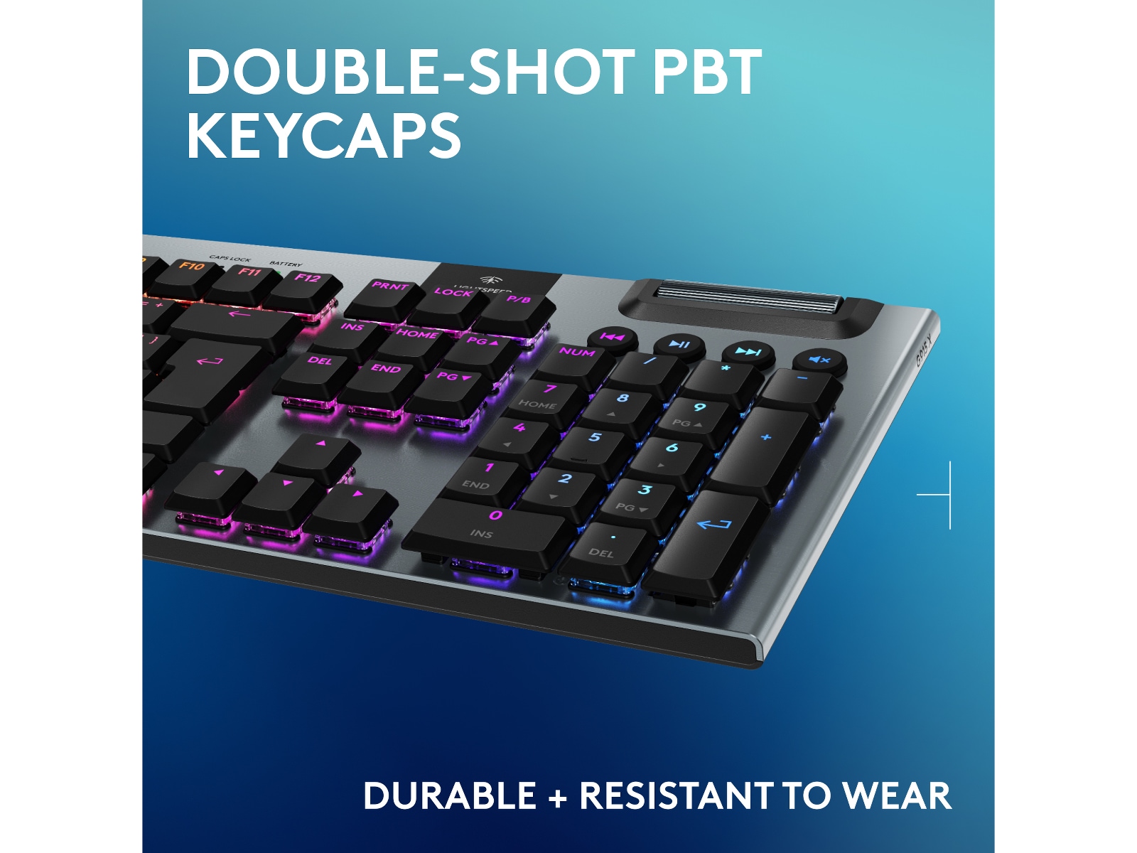 Logitech G915 X Lightspeed Trådlös Gamingtangentbord (svart) Gamingtangentbord