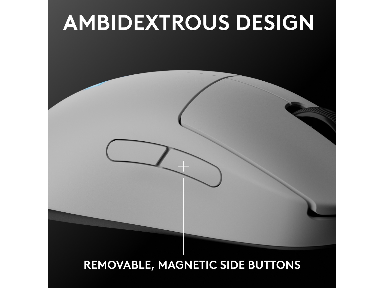 Logitech PRO 2 Lightspeed Trådlös Gamingmus (vit) Gamingmus