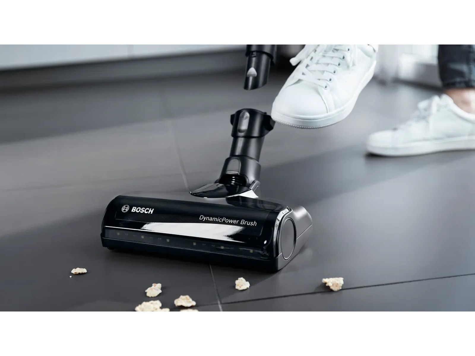 Bosch Unlimited 7 Uppladdningsbar dammsugare (vit) Skaftdammsugare