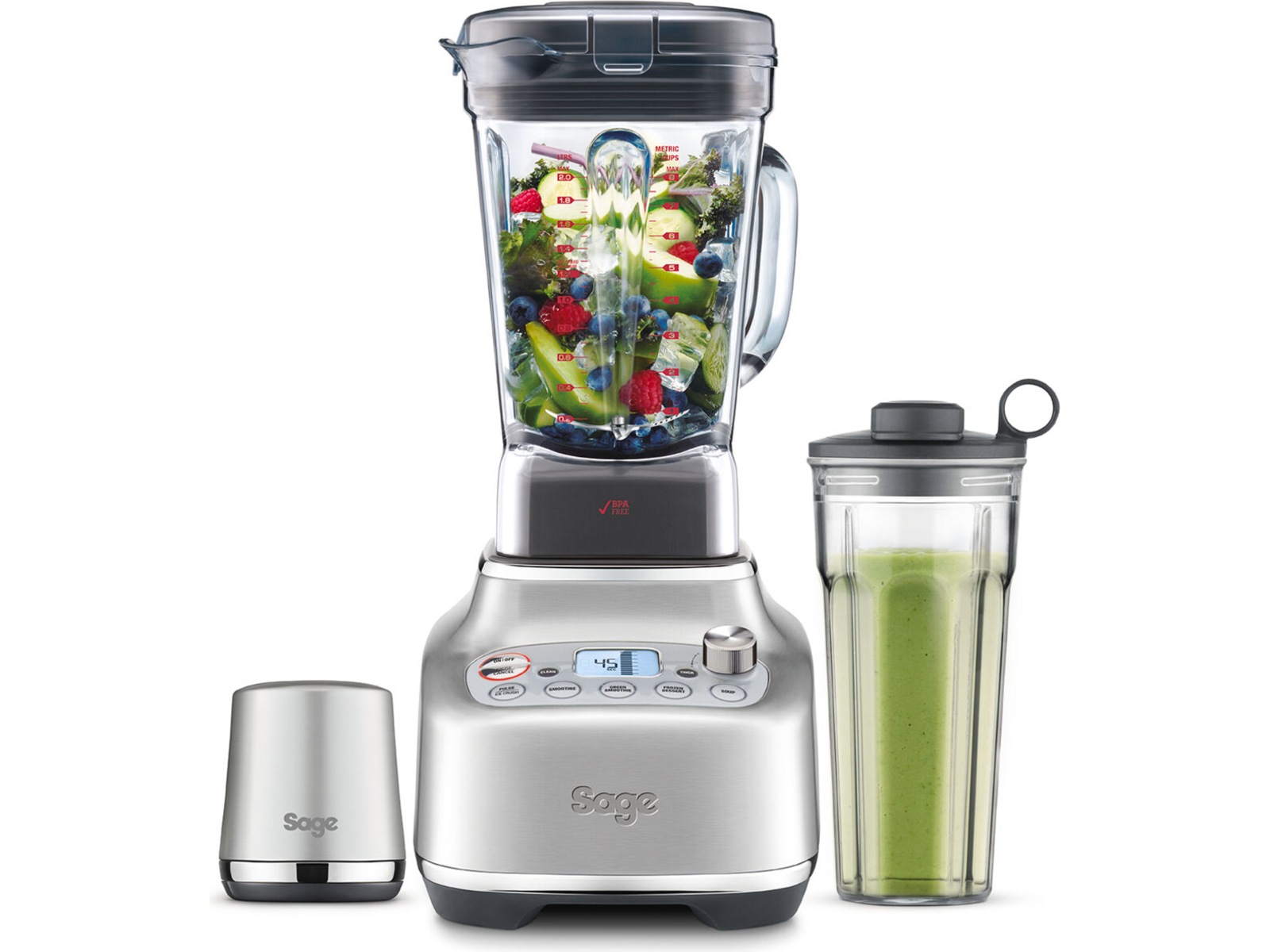 Sage Super Q Blender (borstat stål) Blenders