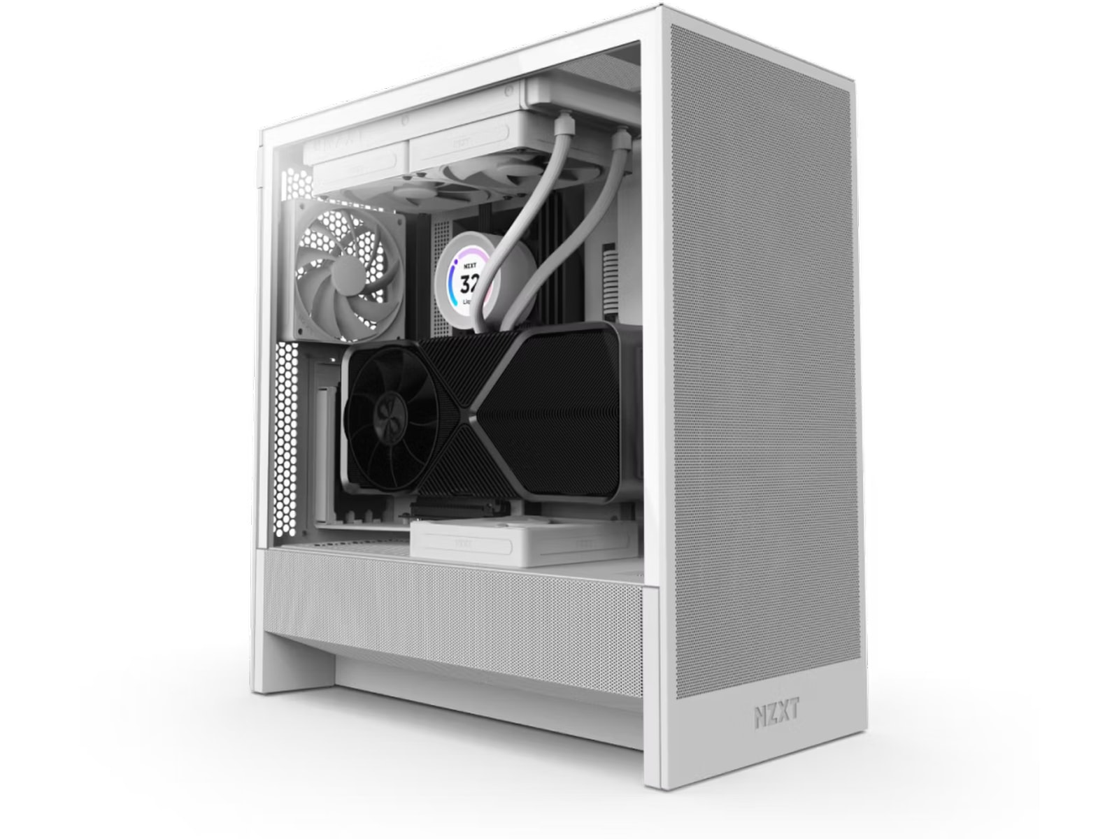 NZXT H5 Flow Mid Tower (vit) Midi tower