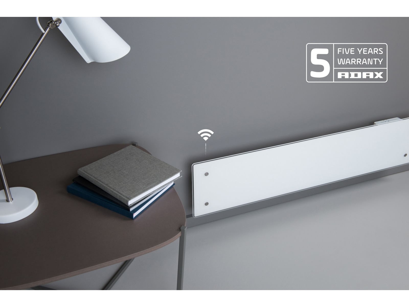 Adax Clea L WiFi Glas Panelelement 1000W (vit) Panelelement