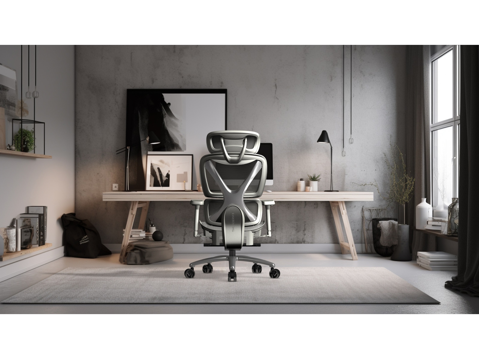 ThunderX3 XTC ergonomisk gamingstol (mesh gray) Gamingstolar