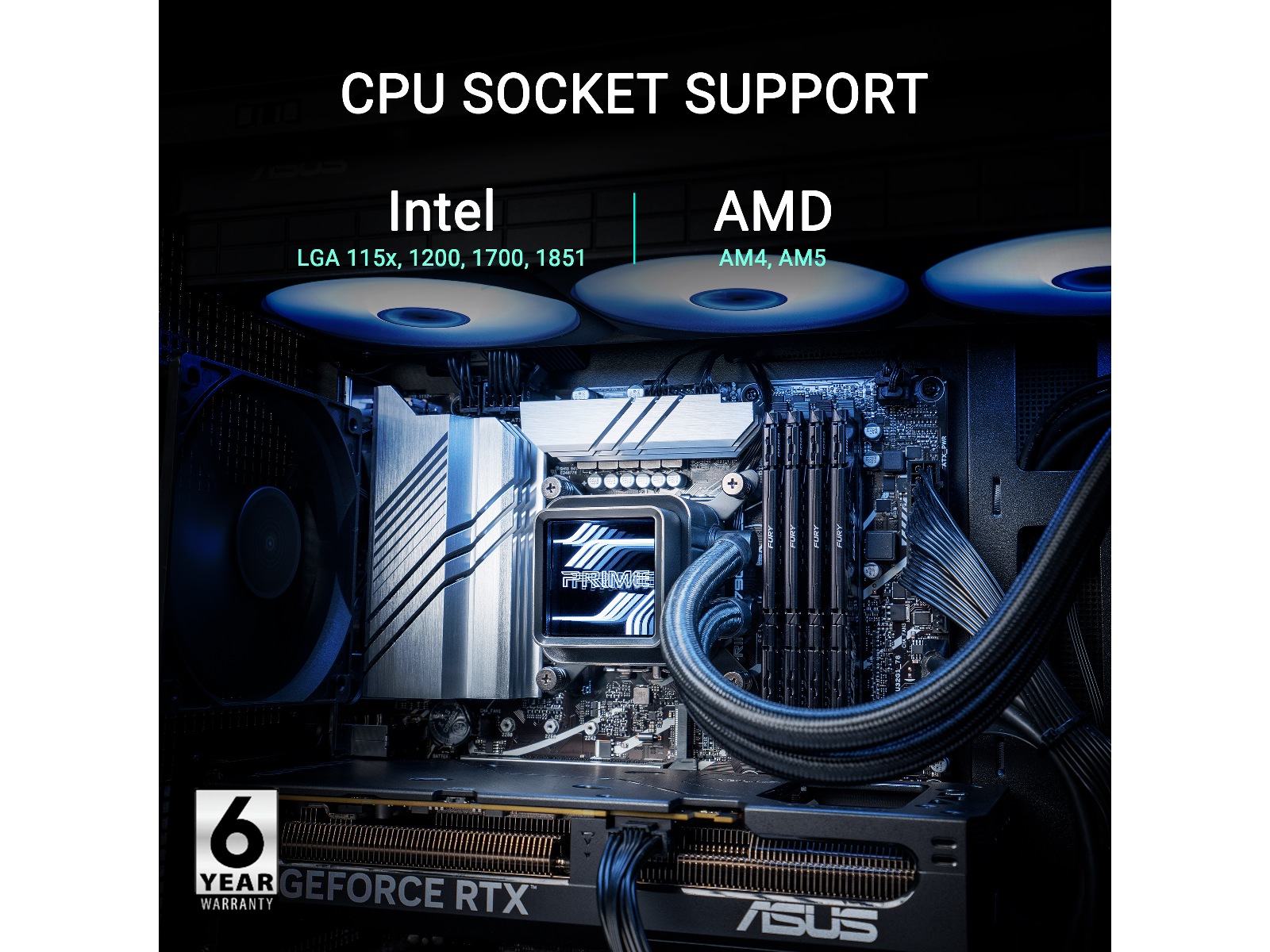 Asus Prime LC 240 ARGB Kylare CPU - Vattenkylning