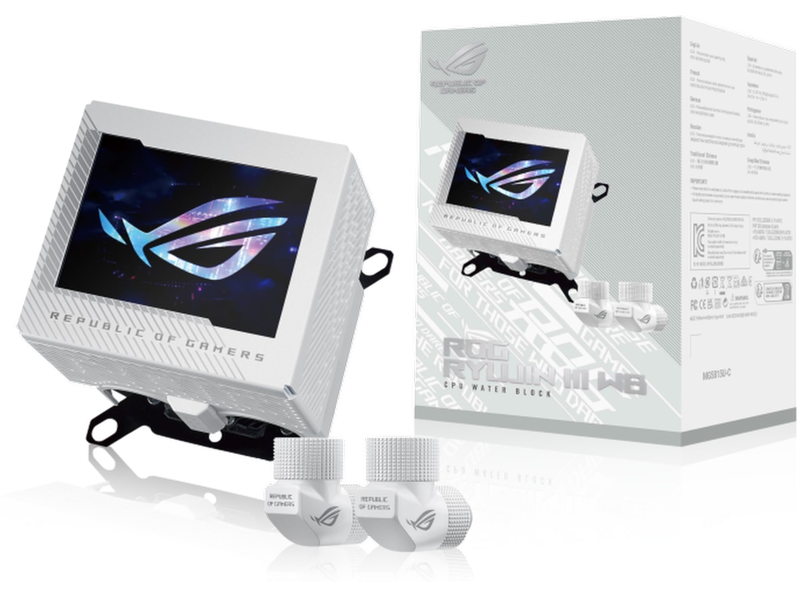 Asus ROG Ryujin III WB (vit) Tillbehör