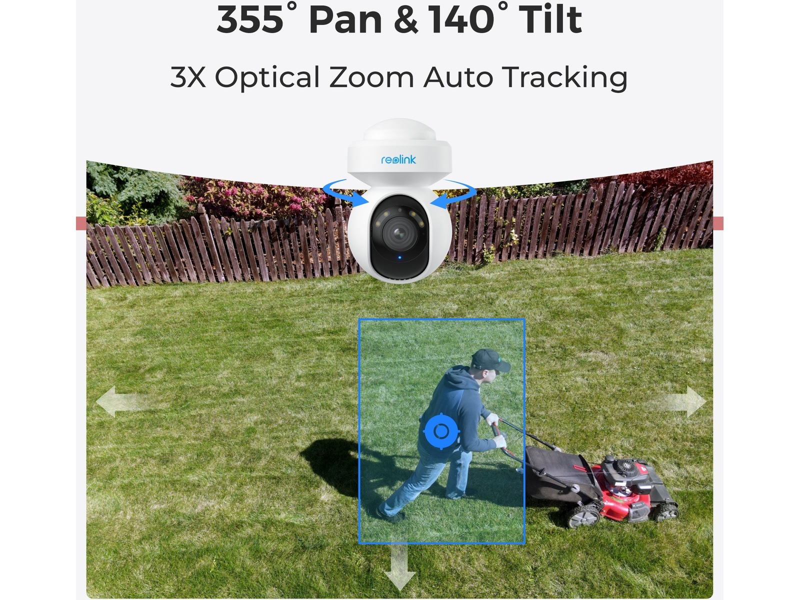 Reolink E1 Outdoor WiFi övervakningskamera utomhus Övervakningskamera