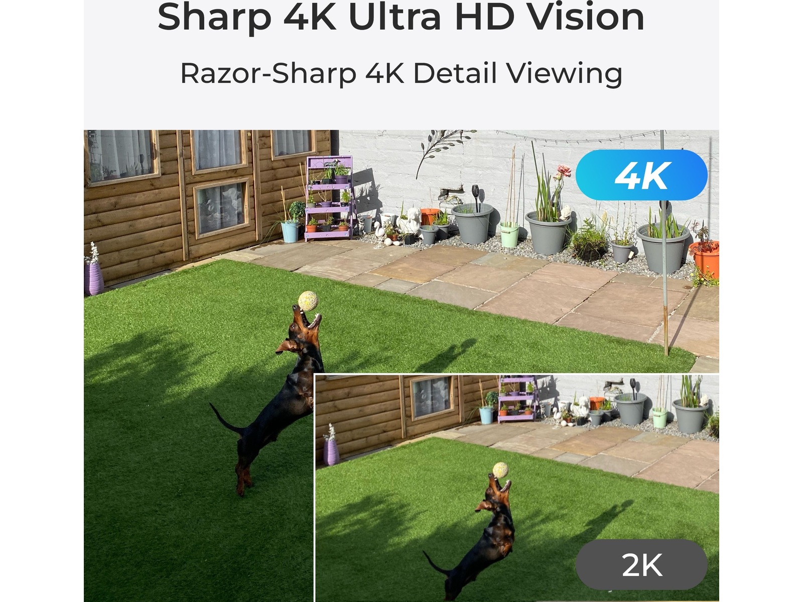 Reolink Argus PT Ultra 4K wireless övervakningskamera utomhus Övervakningskamera