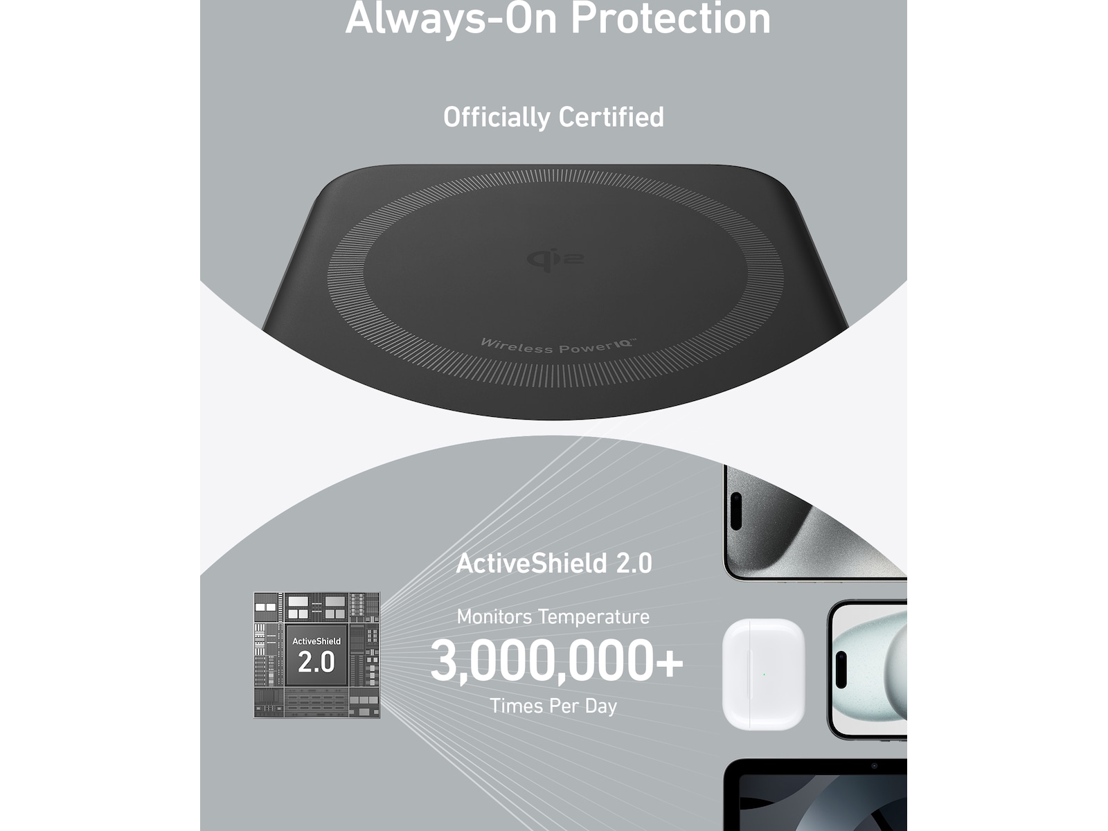 Anker MagGo Powerbank 10000mAh (svart) Powerbank