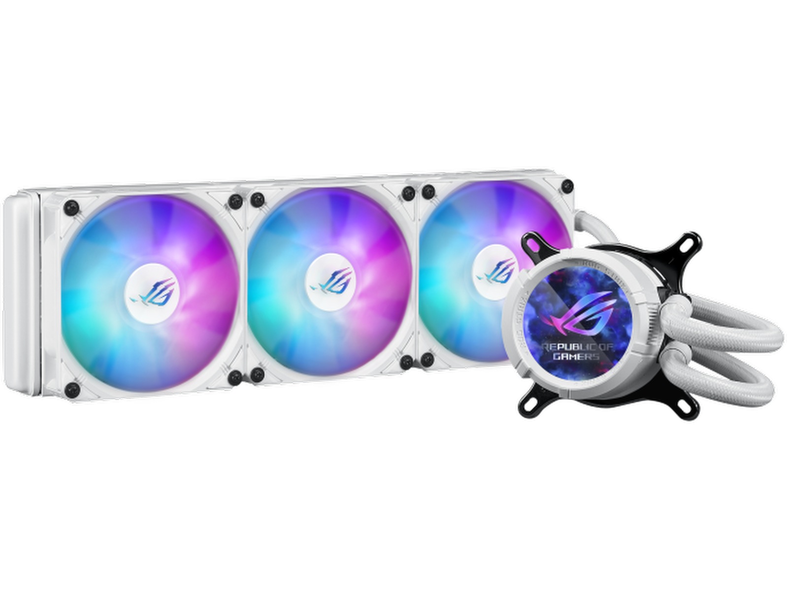 Asus ROG Strix LC III 360 ARGB LCD Kylare (vit) CPU - Vattenkylning