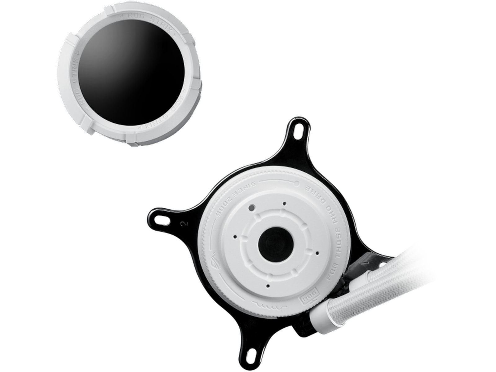 Asus ROG Strix LC III 360 ARGB LCD Kylare (vit) CPU - Vattenkylning