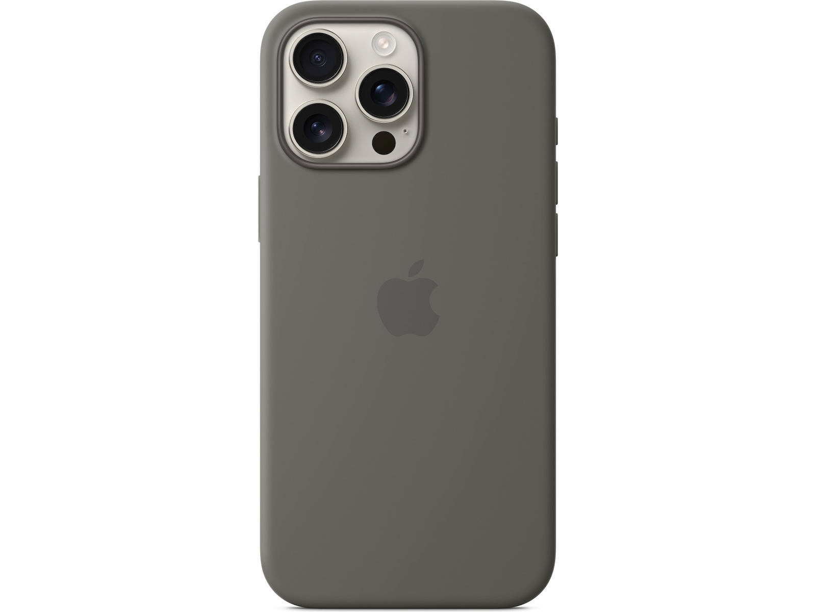 Apple iPhone 16 Pro Max Silikonskal (granitgrå) Mobilskal