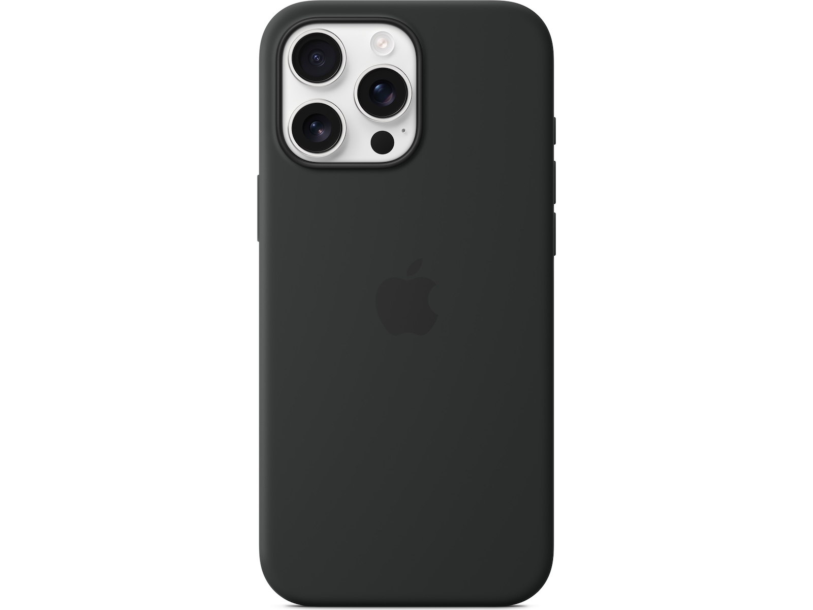 Apple iPhone 16 Pro Max Silikonskal (svart) Mobilskal