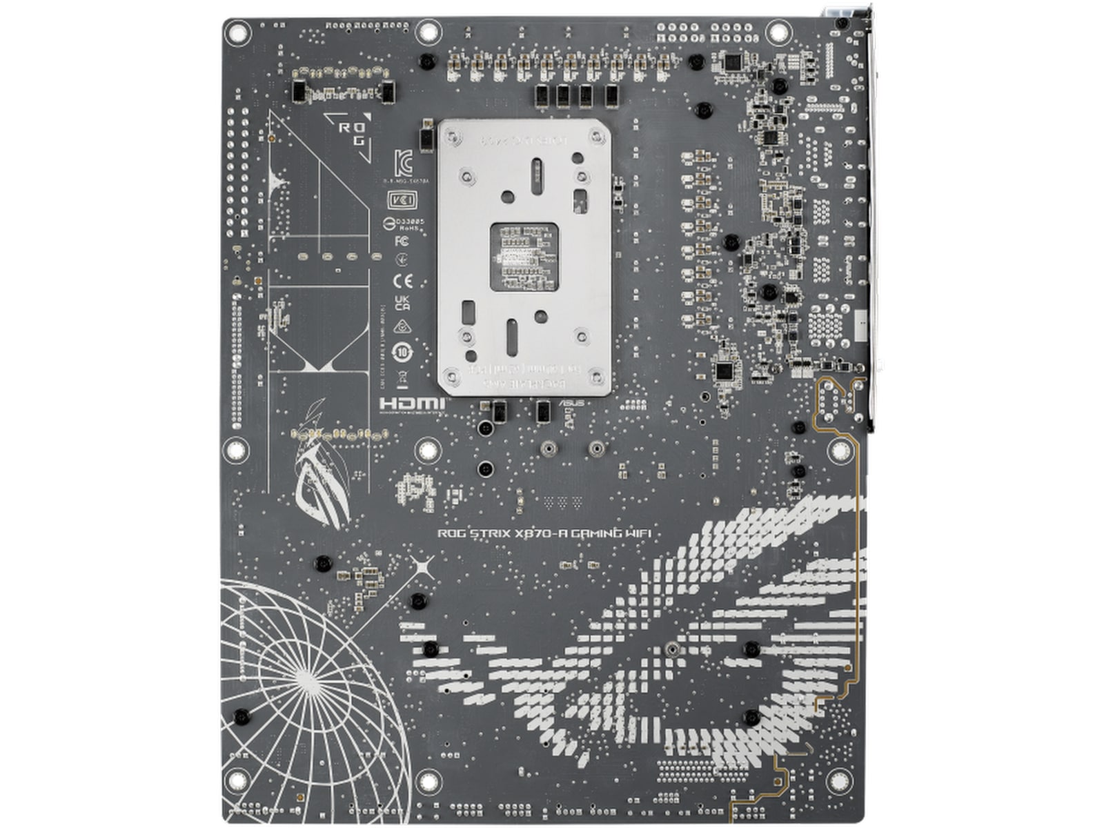 ASUS ROG Strix X870-A GAMING WIFI Moderkort (vit) AMD Socket
