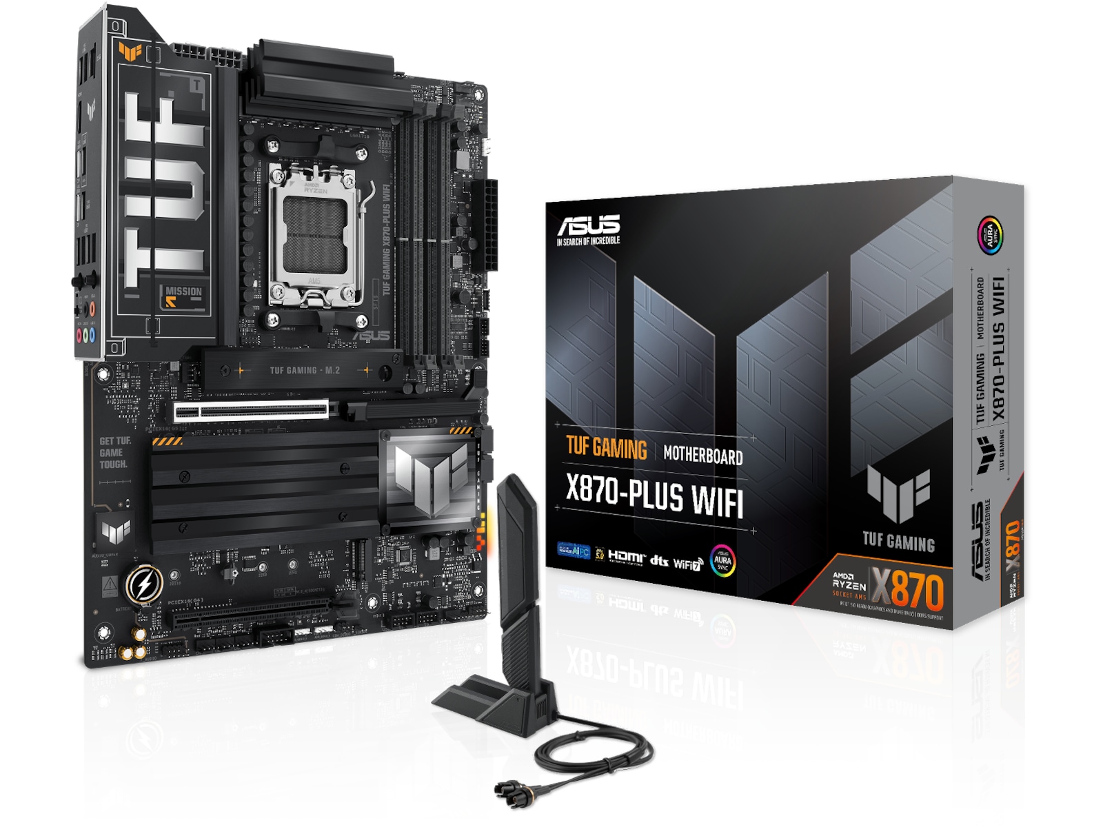 ASUS TUF Gaming X870-PLUS WIFI Moderkort AMD Socket