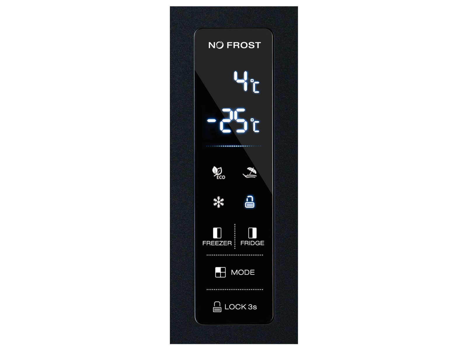 Avant MDR79DI1 Side-by-Side kyl- och frysskåp (svart) Side-by-side kylskåp