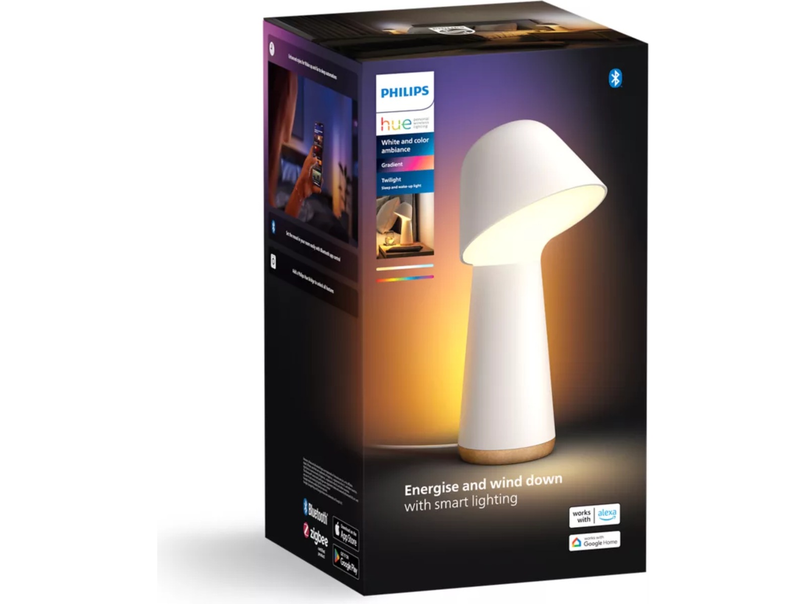 Philips Hue White & Color Ambiance Twilight sänglampa (vit) Bordslampa