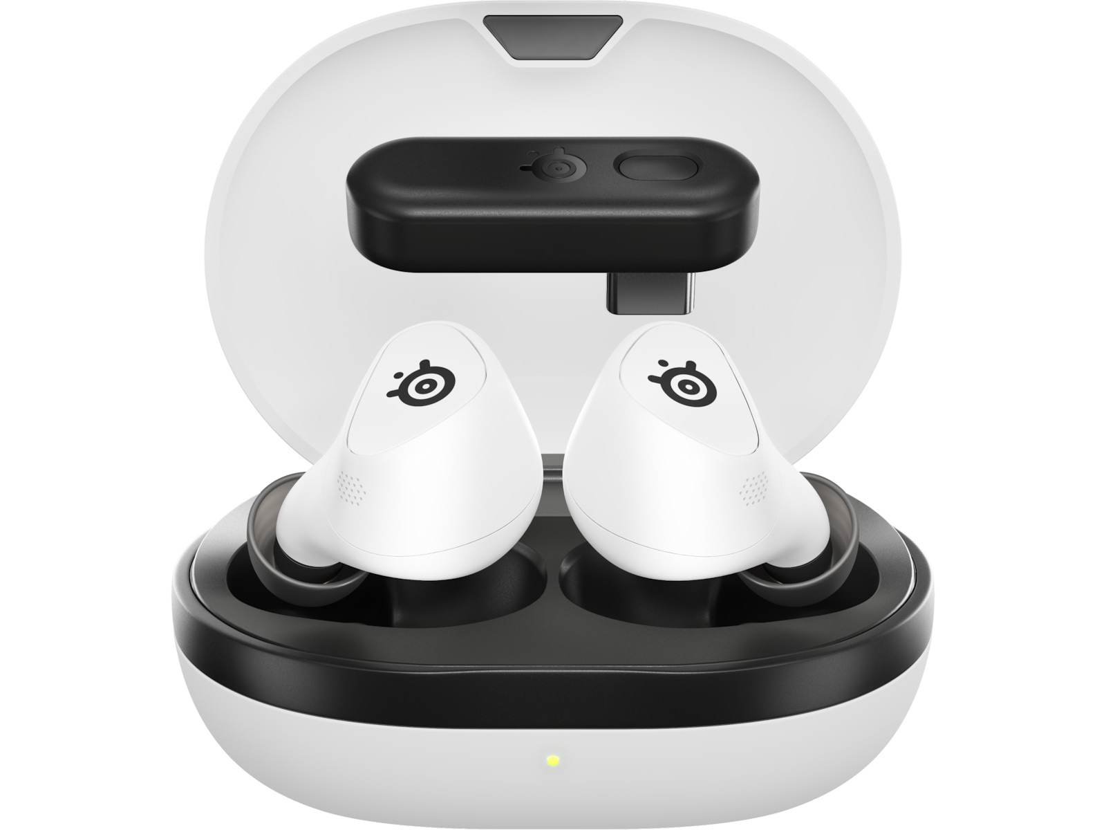 SteelSeries Arctis GameBuds Trådlösa Hörlurar PS5 (vit) Gamingheadset
