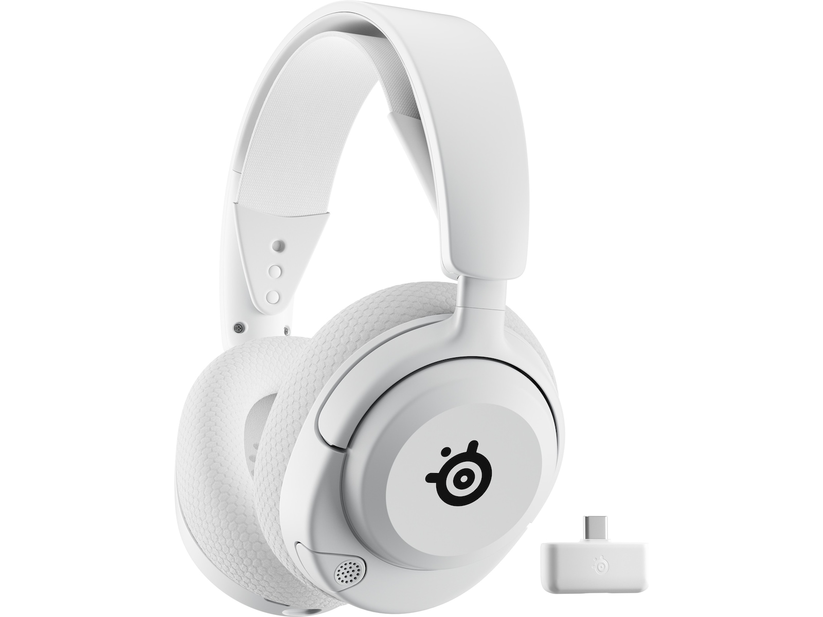 Steelseries Arctis Nova 5 gamingheadset PC (vit) Gamingheadset